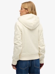 Superdry Cream Finest Goods Relaxed Hoodie - Image 3 of 7