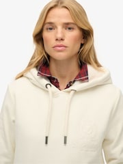 Superdry Cream Finest Goods Relaxed Hoodie - Image 5 of 7