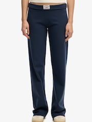 أزرق - بنطلون مخطط مصنوع من الجيرسيه من مجموعة Athletic Essentials من Superdry - صورة 1 من 6