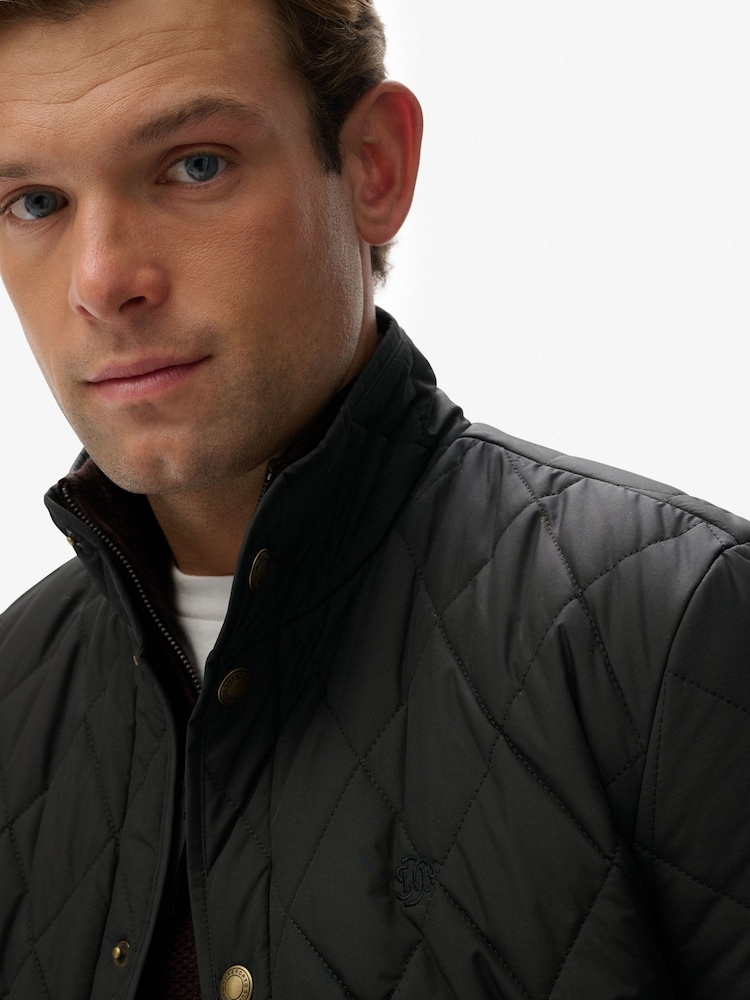 Svart - Superdry Quilted Estate Country Jakke - Bilde 2 av 8