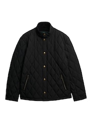 Svart - Superdry Quilted Estate Country Jakke - Bilde 8 av 8