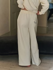 Daily by Desmond & Dempsey Cream Caballo Embroidered Joggers - Image 4 of 5