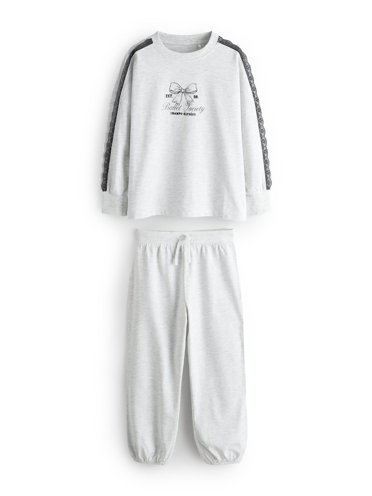 Black/Cream Jogger Pyjamas 2 Pack (3-16yrs) - Image 10 of 10 Black/Cream Jogger Pyjamas 2 Pack (3-16yrs) - Image 10 of 10