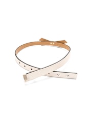 Kate Spade White New York 19mm Deco Bow Belt - Image 2 of 4