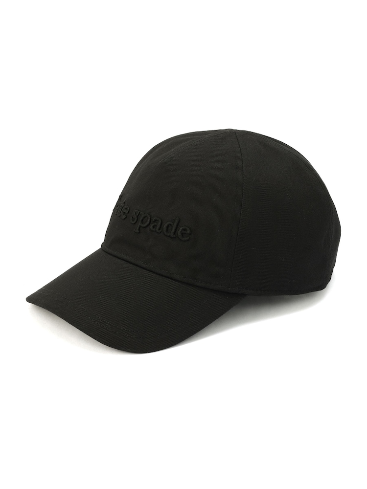 Kate Spade New York Embroidered Baseball Black Cap - Image 1 of 4 Kate Spade New York Embroidered Baseball Black Cap - Image 1 of 4