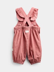 JoJo Maman Bébé Pink Peter Rabbit Flopsy Cord Dungaree Set - Image 6 of 8