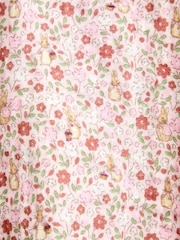 JoJo Maman Bébé Pink Peter Rabbit Flopsy Cord Dungaree Set - Image 8 of 8