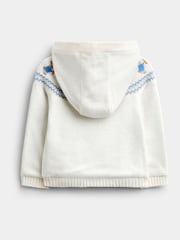 JoJo Maman Bébé Natural Peter Rabbit Fairisle Cardigan - Image 2 of 4