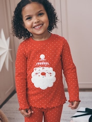 Red Santa Christmas Snuggle Pyjamas Set (9mths-12yrs) - Image 3 of 8