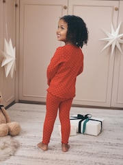 Red Santa Christmas Snuggle Pyjamas Set (9mths-12yrs) - Image 4 of 8