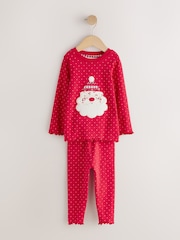 Red Santa Christmas Snuggle Pyjamas Set (9mths-12yrs) - Image 5 of 8
