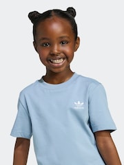 adidas Originals Blue Top and Short Set - Image 6 of 8