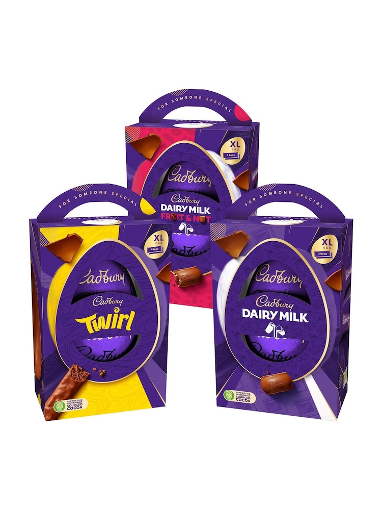 Cadbury Luxury Chocolate Easter Eggs Bundle of Three - Image 1 of 2