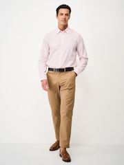 Crew Clothing Pink Classic Fit Long Sleeve Cotton Shirt - Image 2 of 5