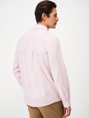 Crew Clothing Pink Classic Fit Long Sleeve Cotton Shirt - Image 3 of 5