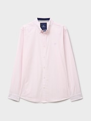 Crew Clothing Pink Classic Fit Long Sleeve Cotton Shirt - Image 5 of 5