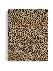 Copenhagen Home Brown Leopard Fitted Sheet - Image 2 of 2