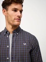 Crew Clothing Tattersall Classic Fit Cotton Twill Shirt - Obraz 4 z 5