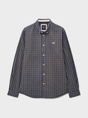 Crew Clothing Tattersall Classic Fit Cotton Twill Shirt - Obraz 5 z 5