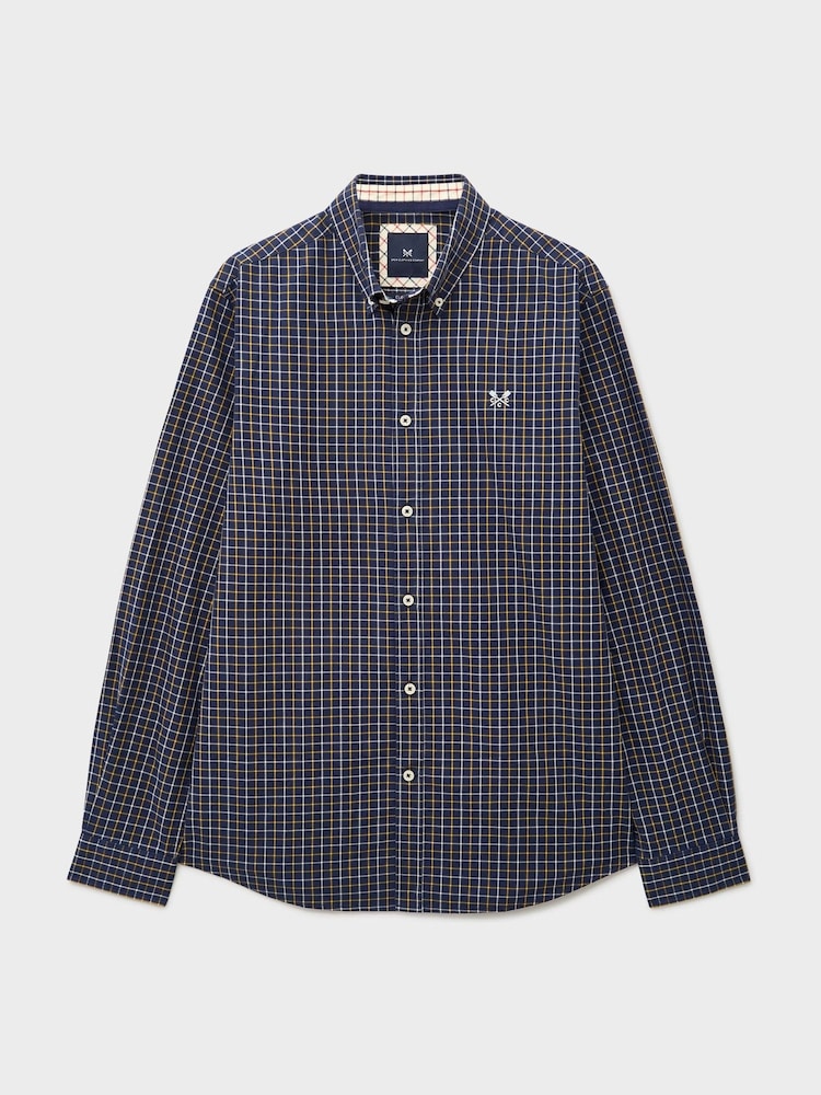 Crew Clothing Tattersall Classic Fit Cotton Twill Shirt - Obraz 5 z 5