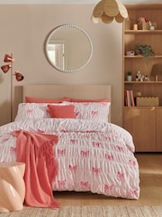 Copenhagen Home Pink Pretty Bows Duvet Cover Set - Image 1 of 3
