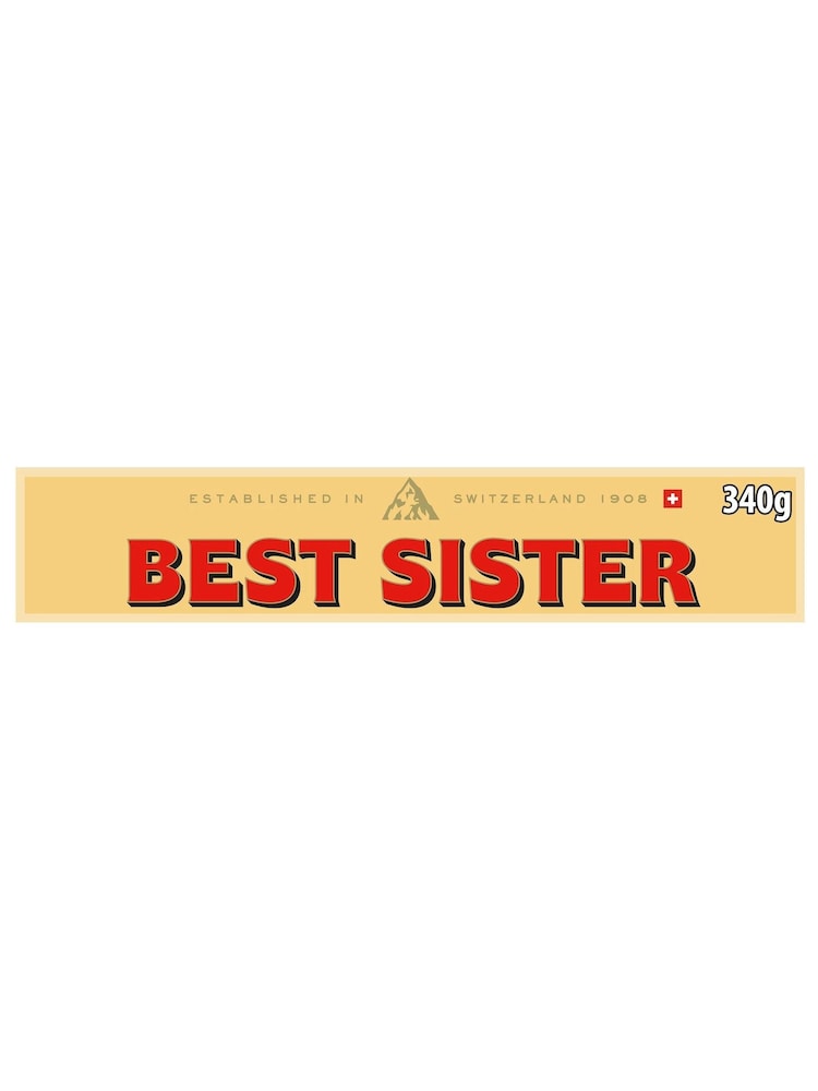 Toblerone Best Sister Milk Chocolate Bar 340g - Image 2 of 3
