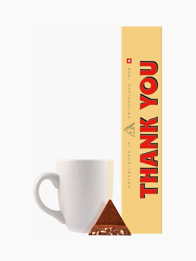 Toblerone Thank You Milk Chocolate Bar 340g - Image 3 of 3 Toblerone Thank You Milk Chocolate Bar 340g - Image 3 of 3