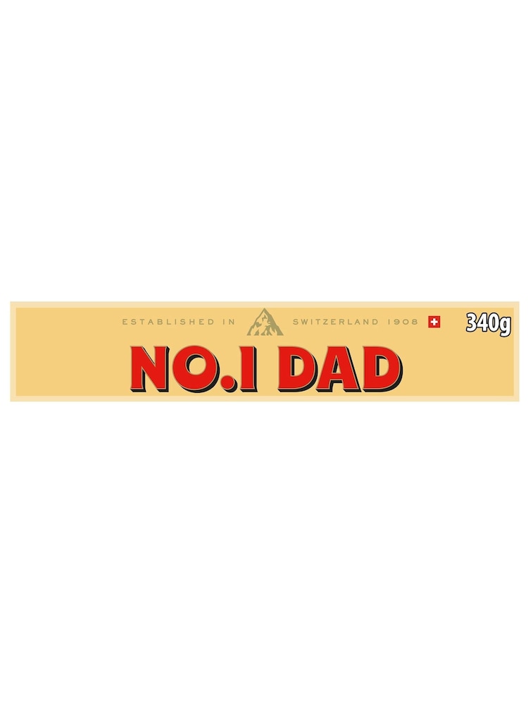 Toblerone No.1 Dad Milk Chocolate Bar 340g - Image 2 of 3