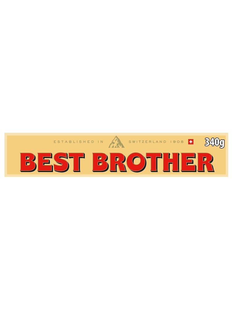 Toblerone Best Brother Milk Chocolate Bar 340g - Image 2 of 3