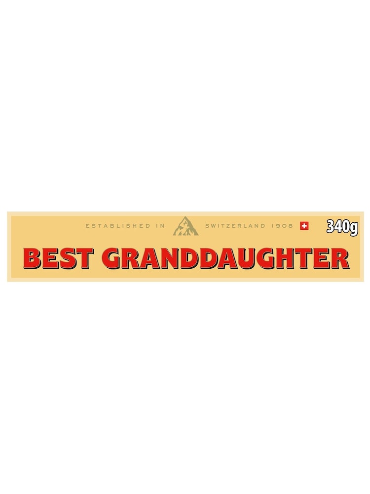Toblerone Best Grandaughter Milk Chocolate Bar 340g - Image 2 of 3