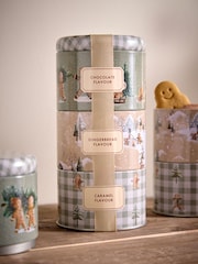Christmas Hot Chocolate Gingerbread Trio Stacking Tin Gift Set - Image 1 of 3