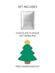 Christmas Hot Chocolate Bow Tree Mug Gift Set - Image 4 of 7