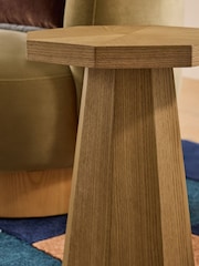 MADE.COM Oak Brennan Side Table - Image 4 of 6