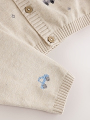 Neutral Transport Knitted Cardigan and Legging Baby Set (0mths-2yrs) - Image 12 of 13