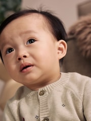 Neutral Transport Knitted Cardigan and Legging Baby Set (0mths-2yrs) - Image 3 of 13