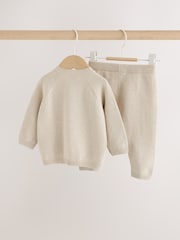 Neutral Transport Knitted Cardigan and Legging Baby Set (0mths-2yrs) - Image 7 of 13