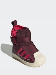 adidas Originals Red Superstar Boots - Image 3 of 9