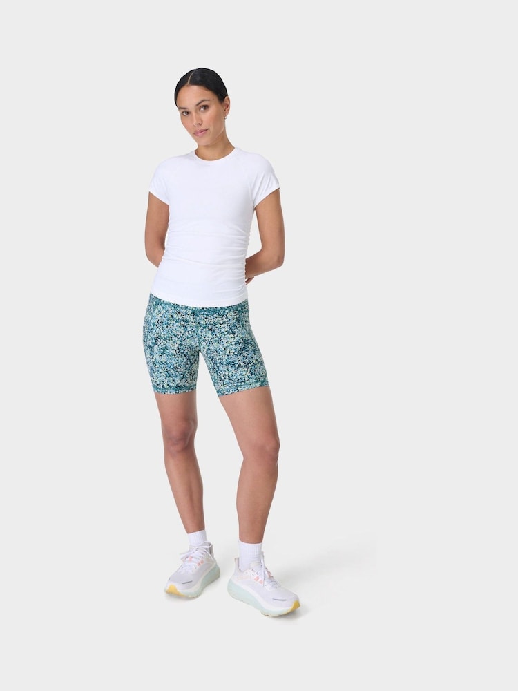 Sweaty Betty White Athlete Crop Seamless Ruched T-Shirt - Image 2 of 7 Sweaty Betty White Athlete Crop Seamless Ruched T-Shirt - Image 2 of 7