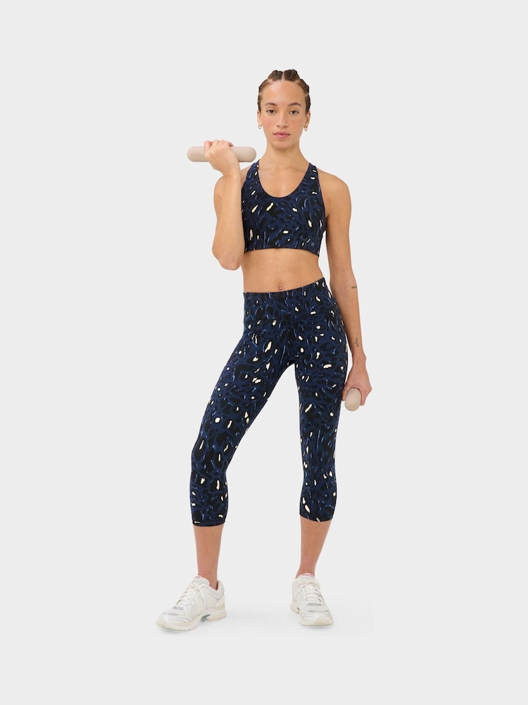 Sweaty Betty Blue Power Cropped Workout Leggings - Image 1 of 8
