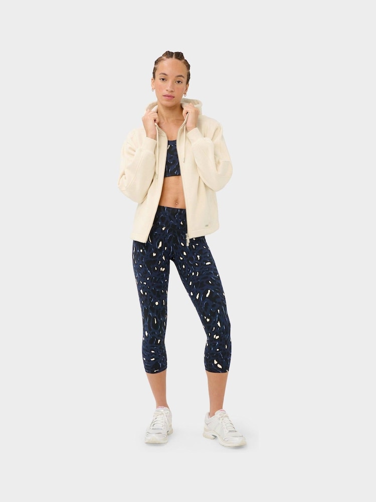 Sweaty Betty Blue Power Cropped Workout Leggings - Image 2 of 8