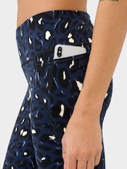 Sweaty Betty Blue Power Cropped Workout Leggings - Image 6 of 8