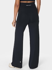 Sweaty Betty Black All Day Maternity Wide Leg Trousers - Image 2 of 7