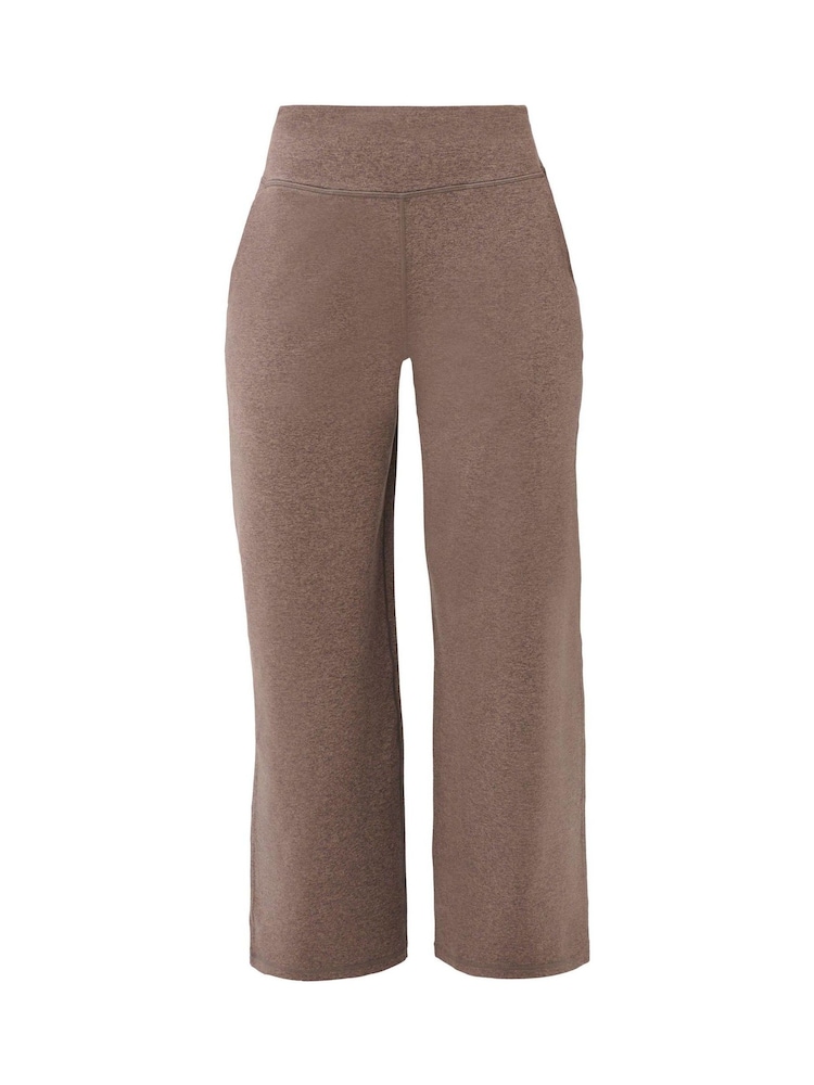 Sweaty Betty Brown Unwind 32" Pleated Wide Leg Trousers - Image 7 of 7 Sweaty Betty Brown Unwind 32" Pleated Wide Leg Trousers - Image 7 of 7