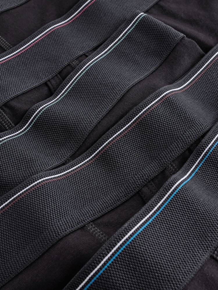 Sort taljebånd med tip - 5 Pakke - A-Front Cotton Rich Boxers - Billede 10 af 10 Sort taljebånd med tip - 5 Pakke - A-Front Cotton Rich Boxers - Billede 10 af 10