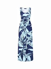 Hot Squash Empire Waist Maxi Blue Dress - Image 1 of 1