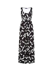 Hot Squash Empire Waist Maxi Black Dress - Image 1 of 1