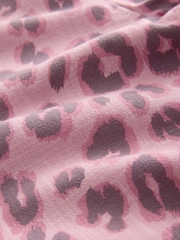 Pink Animal Print Pullon Wide Leg Trousers (3-16yrs) - Image 3 of 4