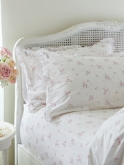 Shabby Chic by Rachel Ashwell® Set of 2 Rosabelle Pink Petite Ruffle Pillowcases - Image 1 of 3