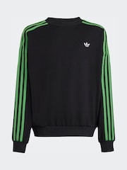 adidas Originals Black adidas Minecraft Crew Neck Sweat Top - Image 6 of 6