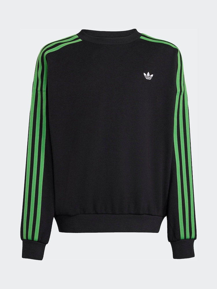 adidas Originals Black adidas Minecraft Crew Neck Sweat Top - Image 6 of 6 adidas Originals Black adidas Minecraft Crew Neck Sweat Top - Image 6 of 6